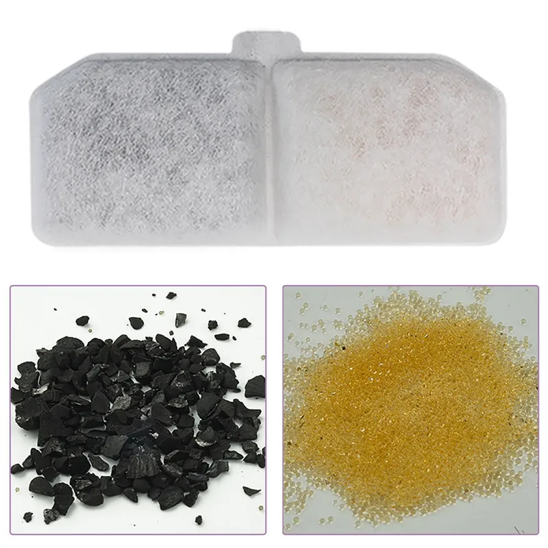 10 Uds. Filtros de repuesto para fuente de agua para gatos, suministros de filtros para dispensador de agua potable para gatos y mascotas - imagen 3
