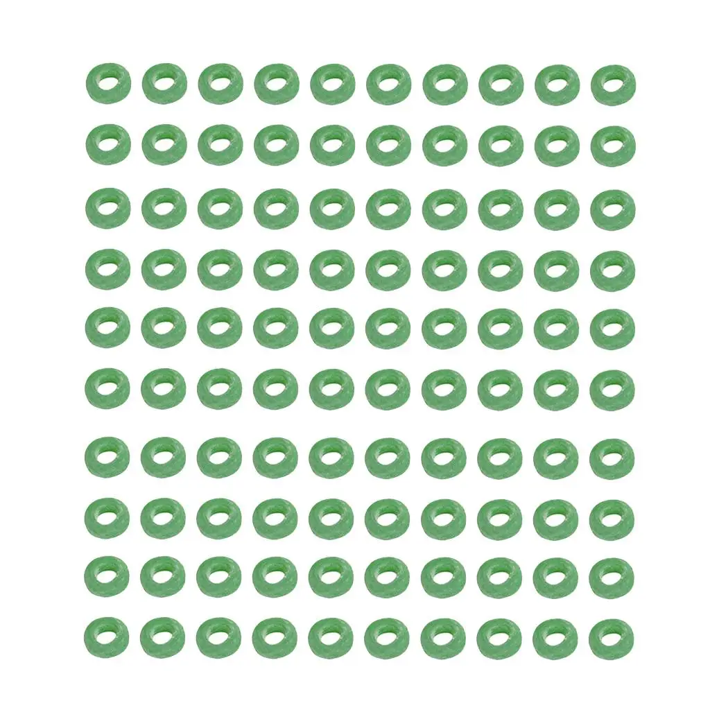 Castrating Bands Elastrator Rings 100Pcs Green Donut Calves Goats Sheep Lamb