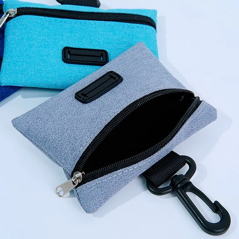 Dispensador de bolsas para excrementos de perros, soporte portátil para bolsas de excrementos, bolsas de basura colgantes para caminar para perros pequeños, dispensador de bolsas de aseo - imagen 4