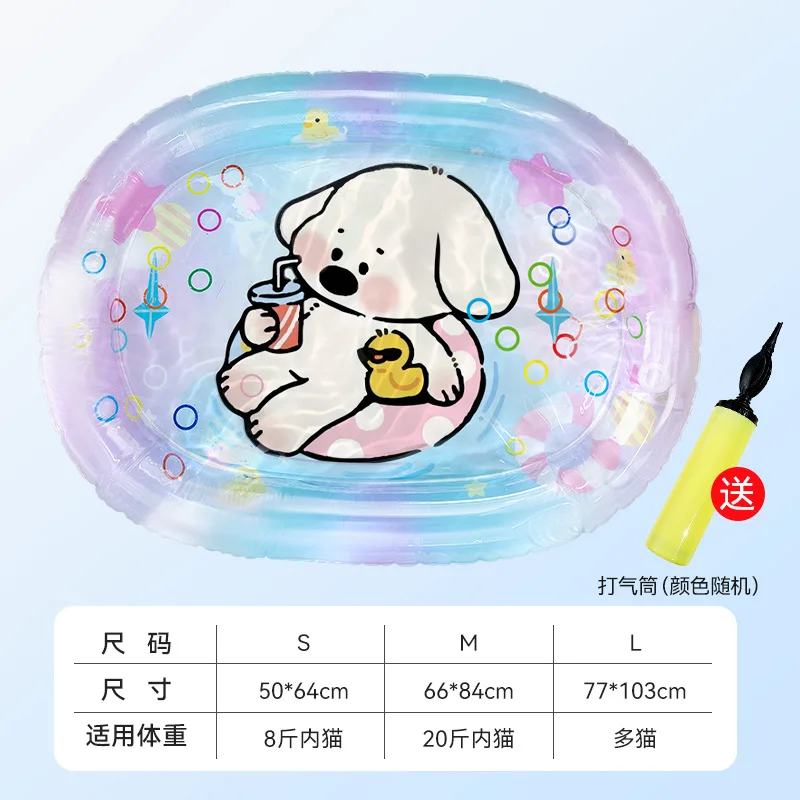 Almohadilla de hielo ovalada con nube refrescante para perros, verano, cuatro estaciones, Universal, nido para mascotas, cama redonda para perros, suministros para gatos - imagen 5