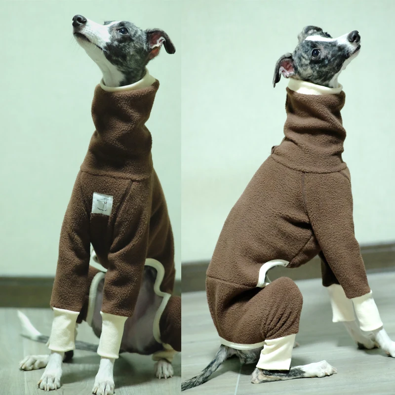 Ropa de invierno galgo italiano mono whippet/ropa para perros/Grishound Jammies/sudadera whippet