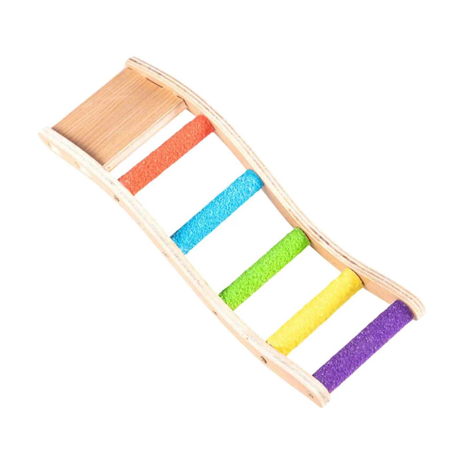 Bird Ladder for Cage Bird Cage Accessory Play Toy Parrot Climbing Ladder Parrot Perch for Conures Budgie Budgies Mice Finches