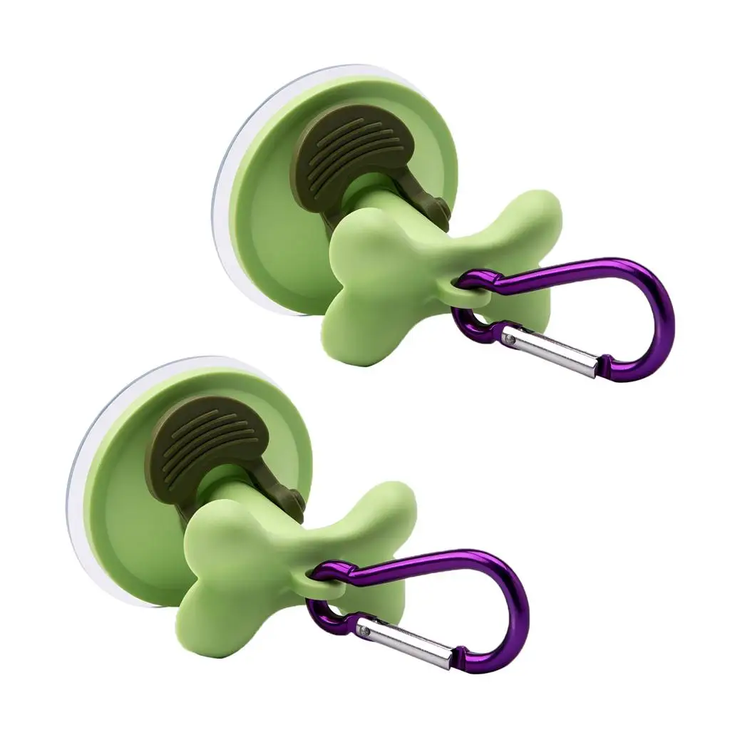 Gancho de succión para correa de perro portátil, 2 piezas, para viaje y baño, aleatorio - imagen 3
