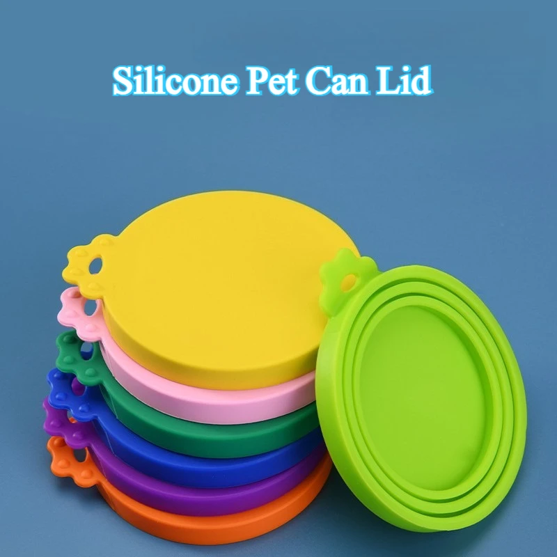 Reusable Silicone Pet Can Lid, Food Saver Cover, Universal Fit for Most Dog & Cat Cans, Keeps Food Fresh & Prevents Odors - imagen 3