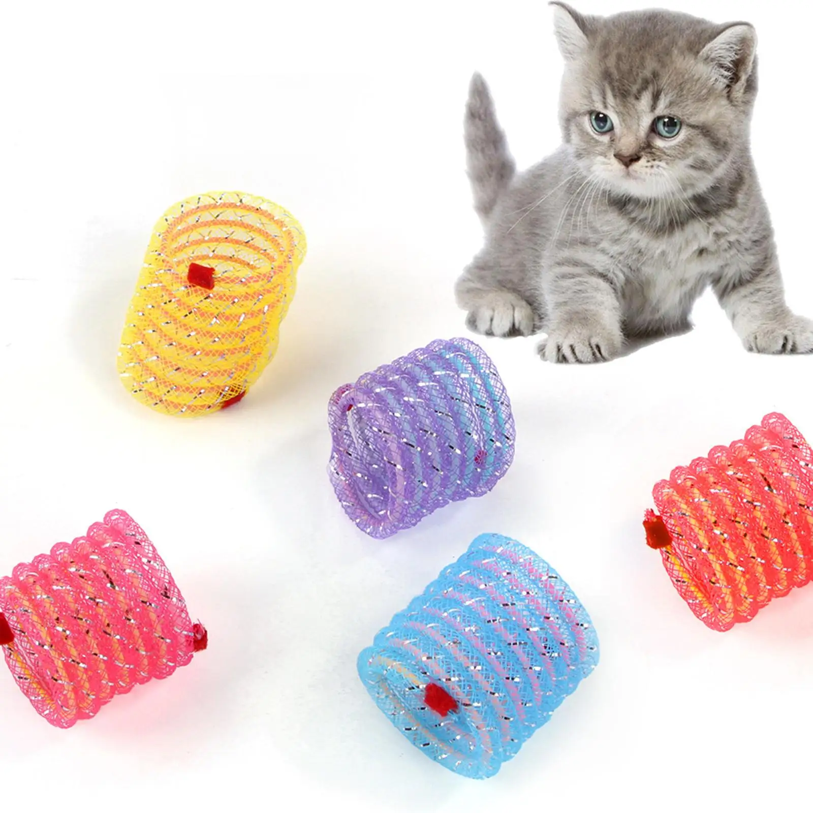 Cat Spring Toy Kitty Jumping Exercise Exerciser Interactive Cat Toy