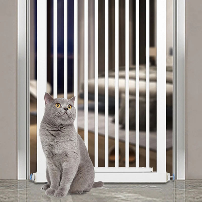 Puerta de interior para gatos de 130CM de alto, puerta de valla, aislamiento, puertas antigolpes para gatos, productos de suministros para mascotas y gatitos para el hogar - imagen 5