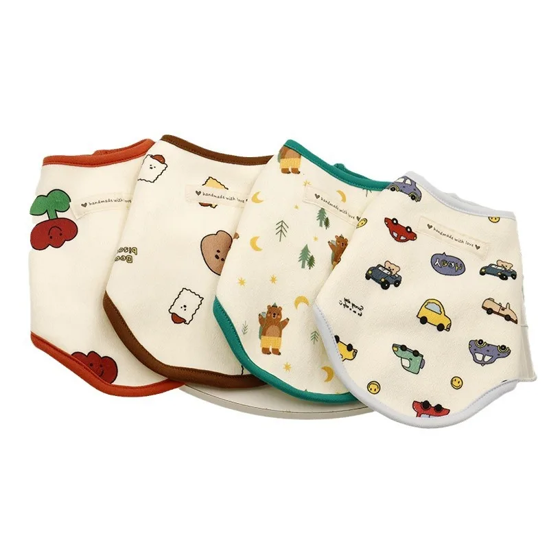 Chaleco grueso de dibujos animados para mascotas, ropa para el hogar, abrigo para gatos, ropa para cachorros, chaleco para perros pequeños, Otoño/Invierno - imagen 5