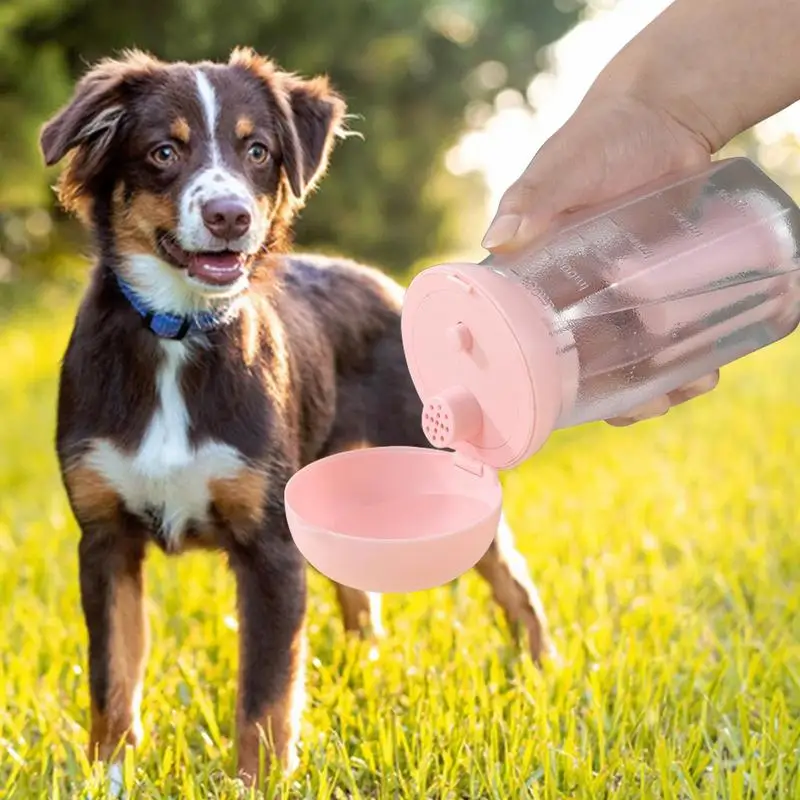 Dispensador de botellas de agua para perros, conveniente dispensador de agua para mascotas, mejorado, a prueba de fugas, ligero, portátil, 21 Oz - imagen 3