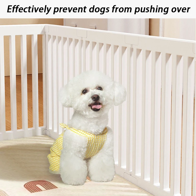 Paneles de valla para perros de interior portátiles de 60CM de alto, puerta Bichon Corgi, jaula para perros pequeños, valla duradera, suministros para parque infantil para mascotas - imagen 2
