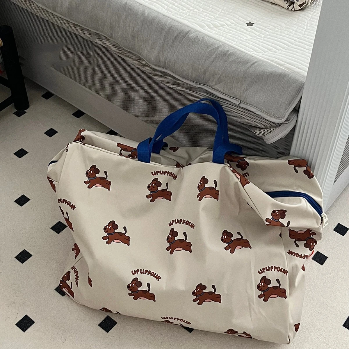 Bolsa de almacenamiento de edredón de gran capacidad • Organizador de equipaje de viaje impermeable • Bolsa de almacenamiento de ropa para el hogar - imagen 2