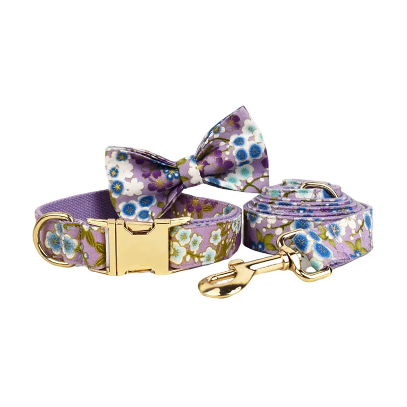 Bow Collar Leash Set