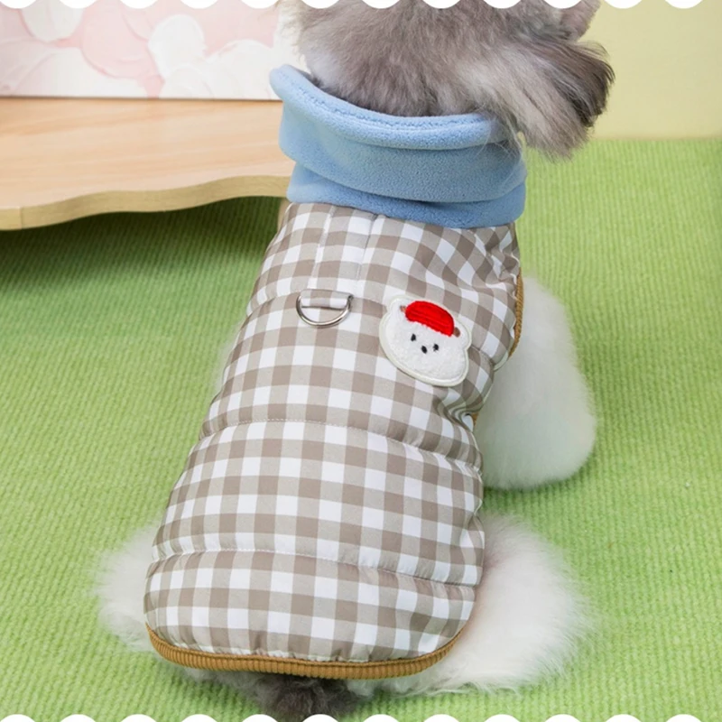 Abrigo invierno cuello alto para perros y gatos - imagen 3