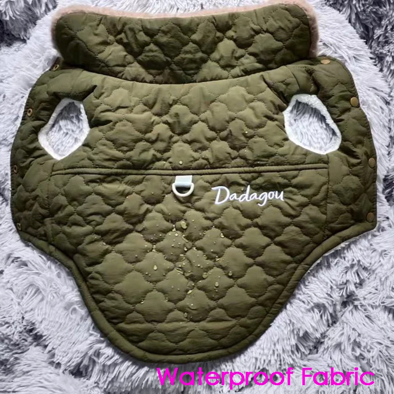Ropa cálida impermeable para perros pequeños y medianos, abrigo para cachorros, chaleco para Chihuahua, Bulldog Francés, disfraz de Pug, chaqueta, suministro para mascotas - imagen 3