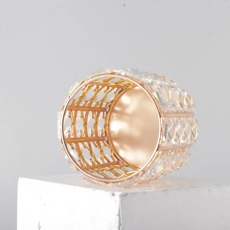 Organizador de almacenamiento de cosméticos de cristal, organizador de cosméticos para cepillos, cepillos de Peine de cejas, contenedor de almacenamiento de colección de taza de pluma para - imagen 2