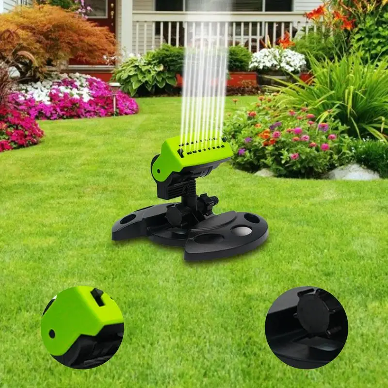Aspersor oscilante de césped automático, sistema de riego de césped, cubre áreas grandes para mantenimiento de campo de viga de riel - imagen 3