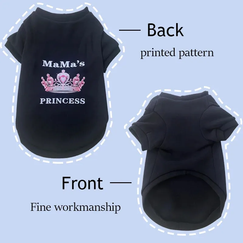 Jersey suave para perro pequeño – Cálido y negro - imagen 2