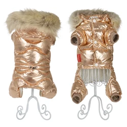 Mono con capucha impermeable para perros pequeños y medianos