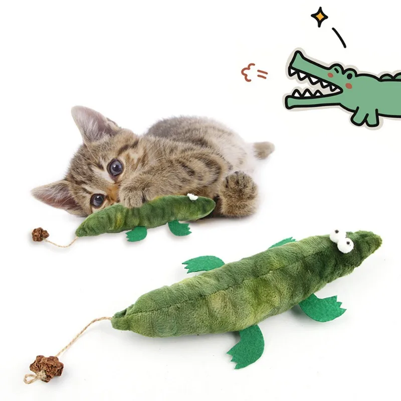 Suministros para mascotas, juguete de peluche para gatos con forma de oruga, contiene hierba gatera, autopedición, alivio del aburrimiento, juego interactivo - imagen 3