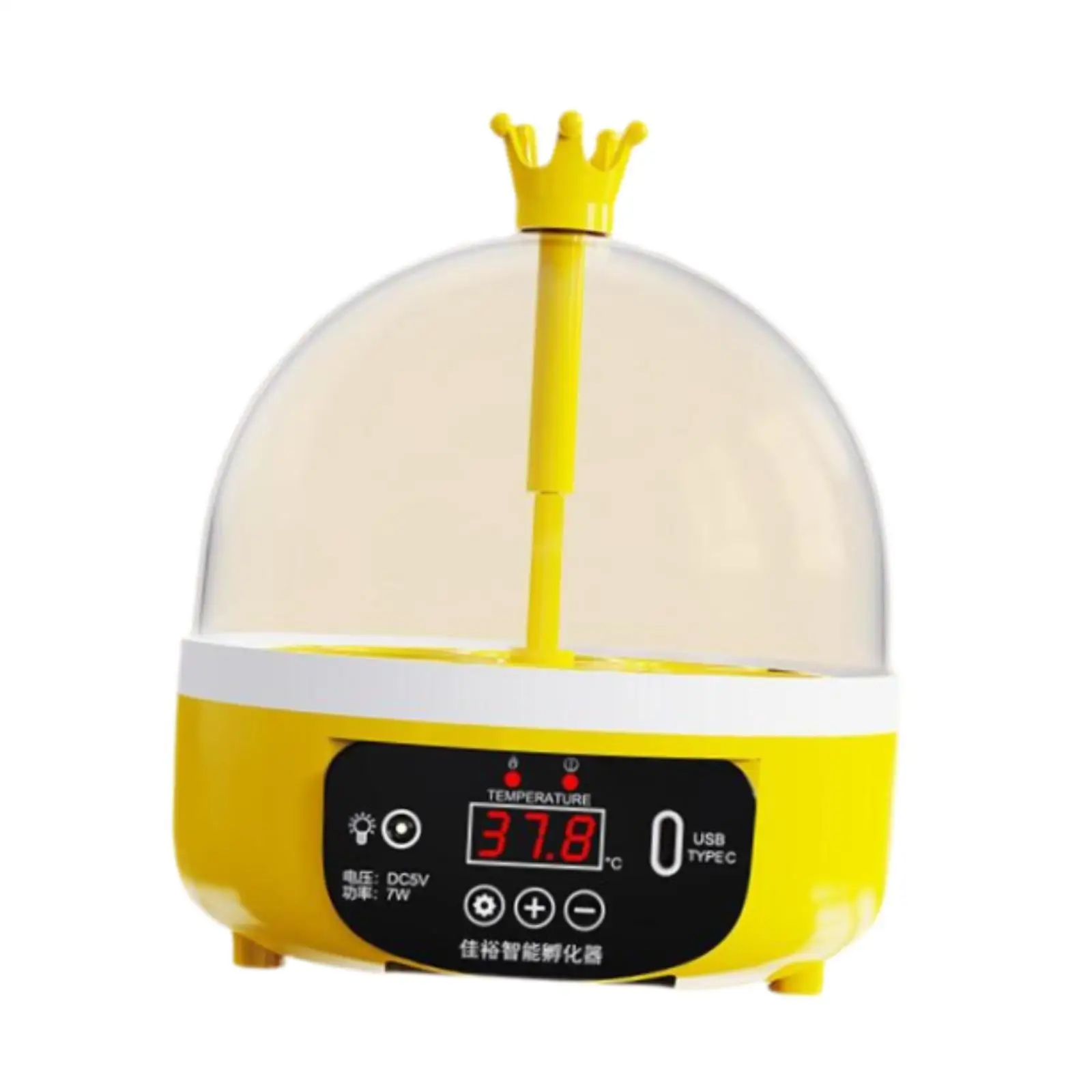 Smart Egg Incubator Science and Education Clear Top Cover Egg Hatcher Digital Poultry Poultry Hatcher Egg Hatching for Quail
