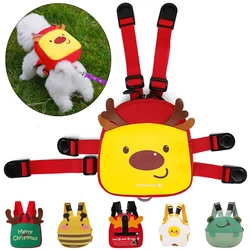 Mochila transportadora para perros y gatos – Estampado navideño animal