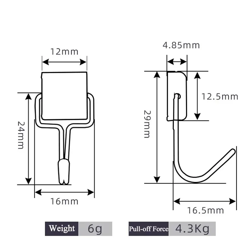 Ganchos magnéticos fuertes, ganchos de almacenamiento multiusos para el hogar, cocina, Bar, ganchos de almacenamiento, ganchos de almacenamiento de llaves, perchas de baño