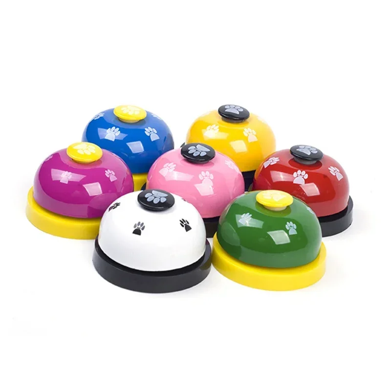 Juguetes para mascotas, campana para perros, juguete interactivo de entrenamiento para gatos, cena llamada, campanas pequeñas, anillo de huella, entrenador, recordatorio de alimentación para peluche - imagen 2