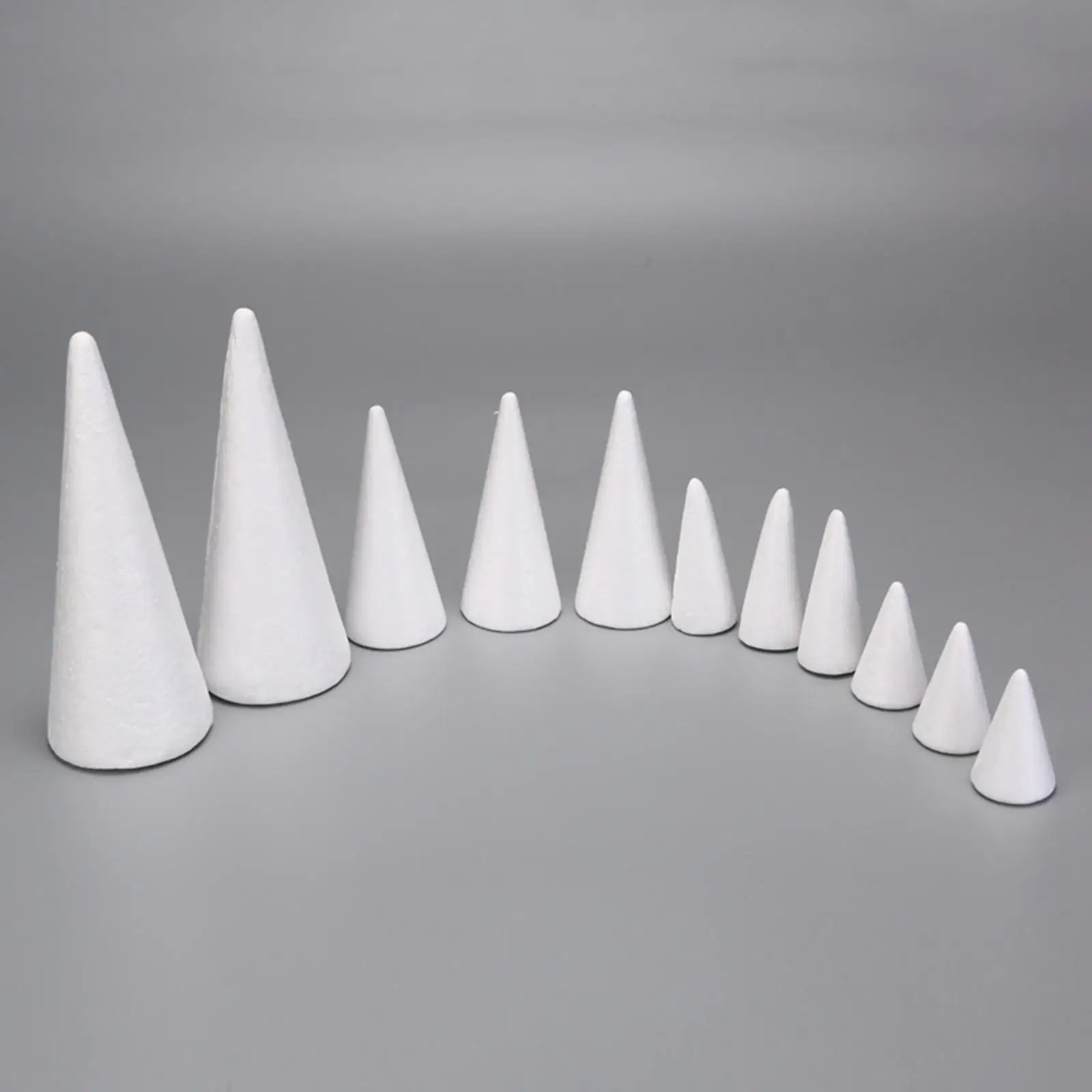 2x5 Uds conos de espuma para manualidades proyecto de árbol de Navidad para niños Festival infantil - imagen 4