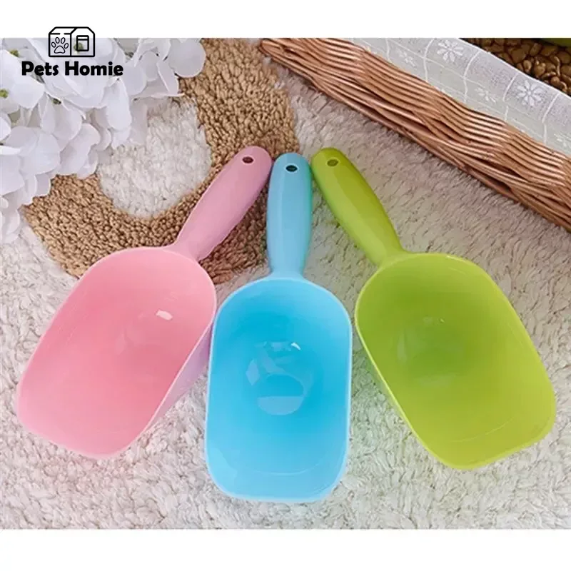 Pala de plástico para comida de mascotas, cuchara para comida para cachorros, taza medidora para comida para perros, cuchara para comida para gatos, suministros de alimentación para mascotas, accesorios para perros, 1 ud. - imagen 3