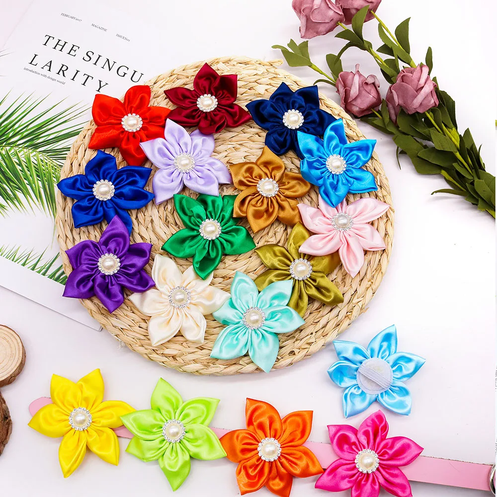 Pajaritas de diamante para perros de 20/50ps, lazos móviles para perros, Collar para mascotas, accesorios para perros, productos de aseo, accesorios para perros pequeños - imagen 5