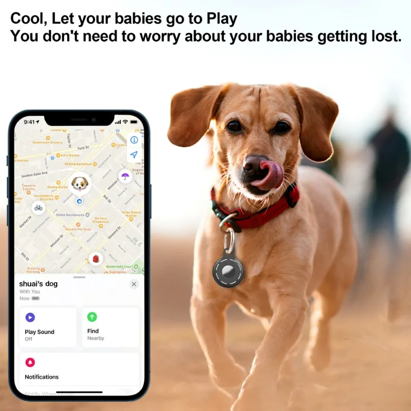 Paquete de 4 fundas de silicona para soporte AirTag, funda de silicona suave para llavero AirTag, accesorio fácil de colocar a llaves, collares para mascotas - imagen 3