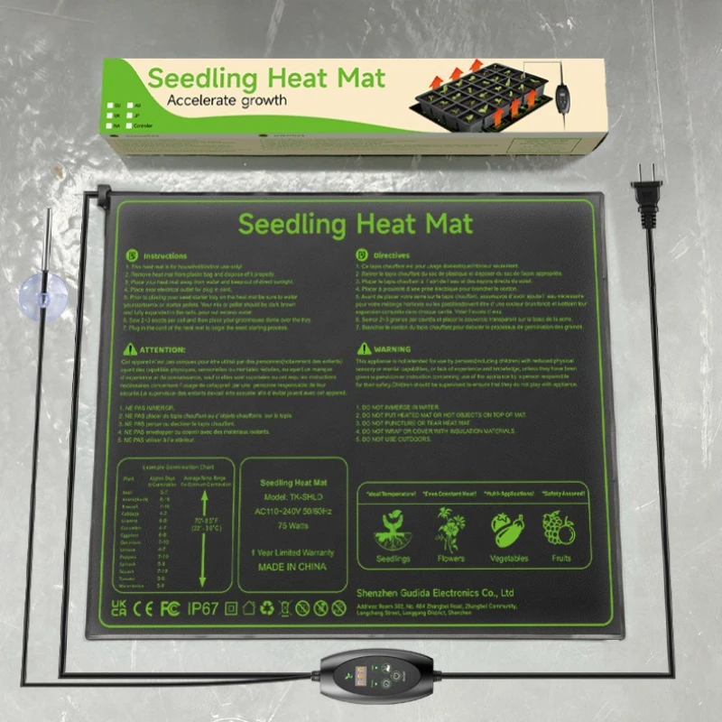 Versión de interruptor de almohadilla térmica para escalada de mascotas, tortuga, serpiente, lagarto, Rana, araña, almohadilla térmica para reptiles, ajuste de temperatura impermeable