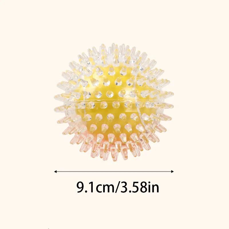 Pelota de juguete para perros con punta, juguete interactivo para aliviar el aburrimiento, limpieza de dientes molares, juguete para masticar para ejercicio de perros - imagen 5