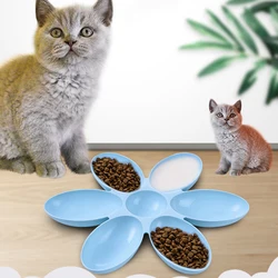 Comedero lento floral 6 en 1 para perros pequeños y gatos