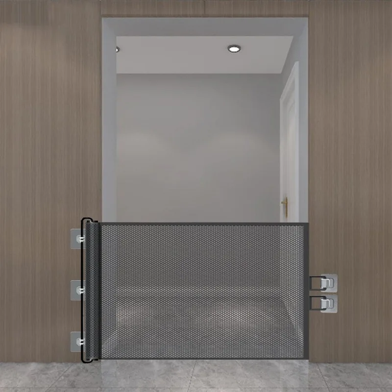 Barras retráctiles para puerta de mascotas, gabinete para perros y gatos, divisor de escaleras Interior, barra de red de seguridad doméstica, productos para mascotas, suministros, accesorios - imagen 2