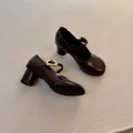 Brown buckle