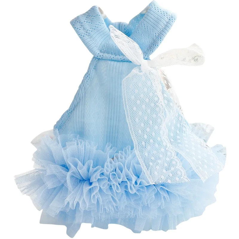 Falda verano para perros pequeños – Transpirable con apertura para correa - imagen 4