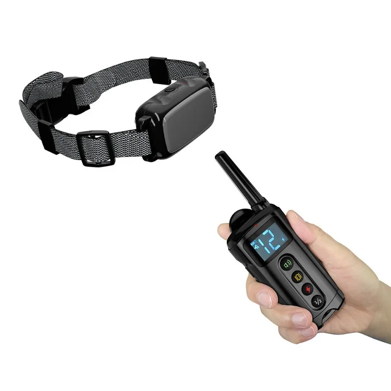 Clip trasero silbato entrenamiento de mascotas, entrenador de perros, collar para mascotas con parada de ladridos, descarga eléctrica, sonido de vibración, a larga distancia - imagen 5