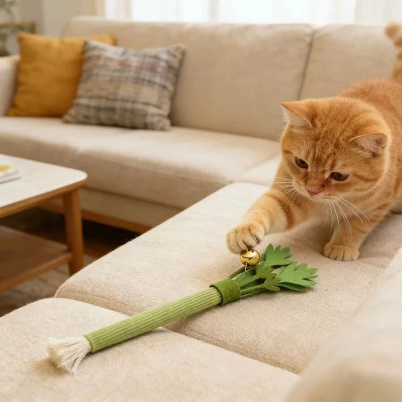 Juguetes para gatos masticables catnip interactivos sonido dentales - imagen 4