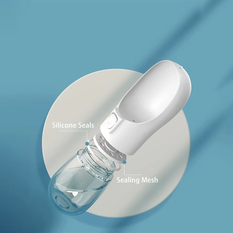 Botella de agua portátil para mascotas, dispensador de agua para perros y gatos, cuencos de agua potable para viajes al aire libre - imagen 2