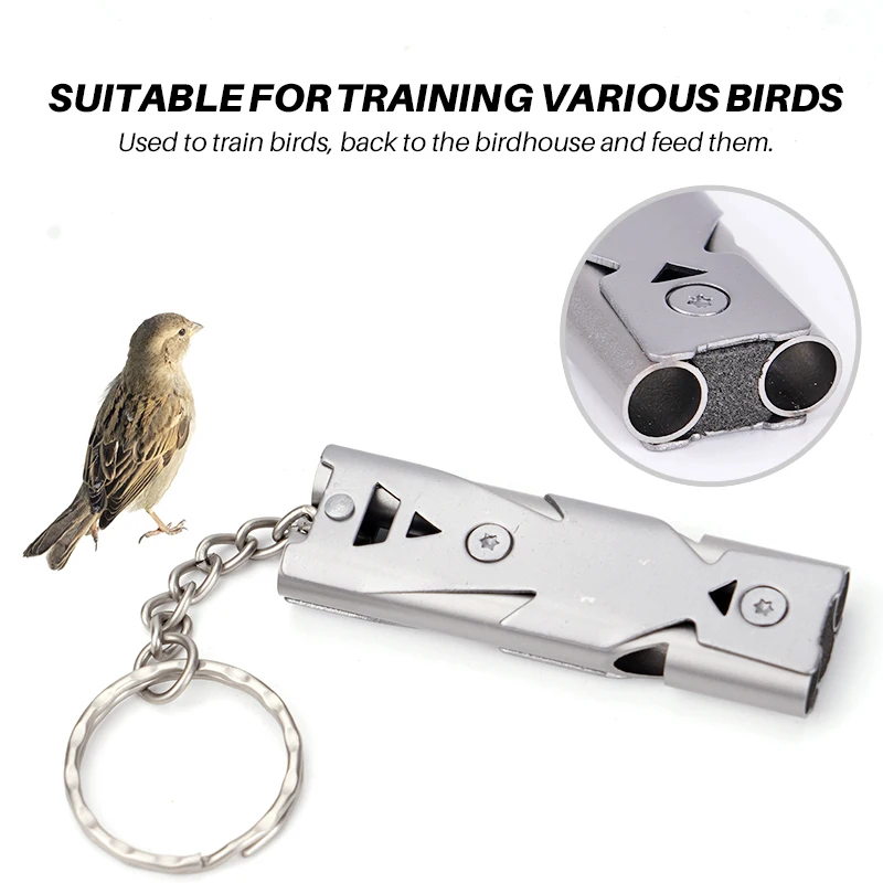 Llamador ultrasónico para aves: loros y palomas – Acero inoxidable - imagen 4