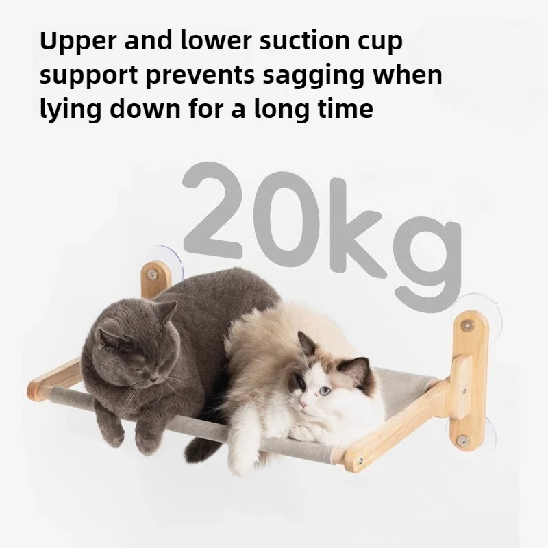 Árbol colgante para gatos, ventana, hamaca para gatos, árboles, ventosa, mascotas, gatitos, cama para gatos, torre, mascotas, gatitos, cosas para gatos, muebles, camas Catnap - imagen 2