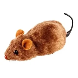 Ratón de peluche realista para gatos – Juguete interactivo para cazar