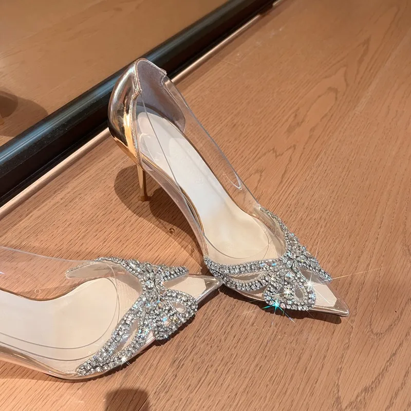 Sandalias tacón alto con hebilla PVC para perros y gatos – puntiagudo - imagen 2