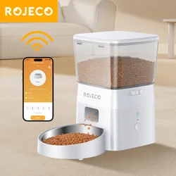 Dispensador de comida automático con WiFi para perros ROJECO