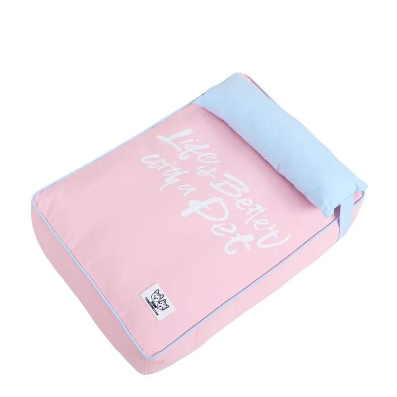 Estera para perrera para mascotas, sofá Universal para todas las estaciones, se puede quitar y lavar para camas para cachorros de perros pequeños y medianos