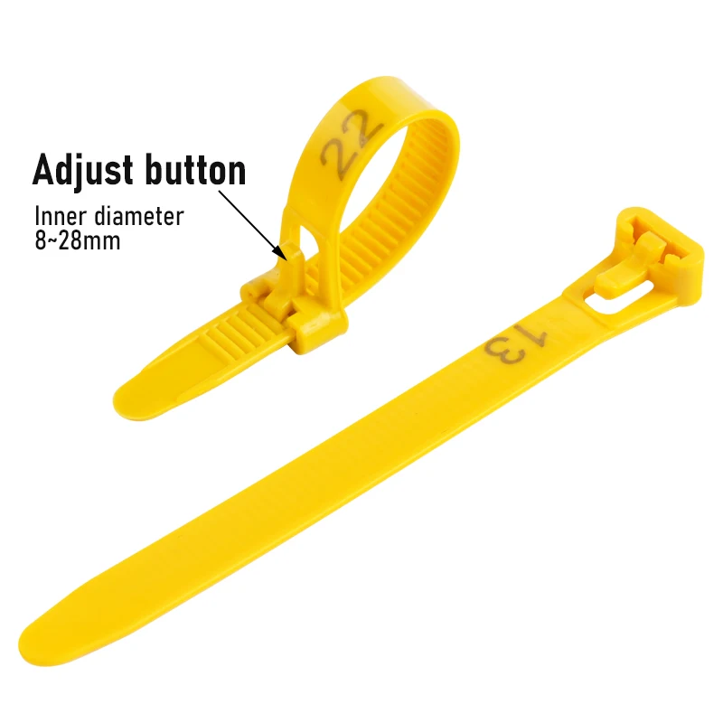 50 uds/100 Uds. Anillos ajustables para patas de pollo, 5 colores de diámetro, anillos para pies retráctiles flexibles para pollo y aves de corral, tarjeta para marcar aves de corral - imagen 5