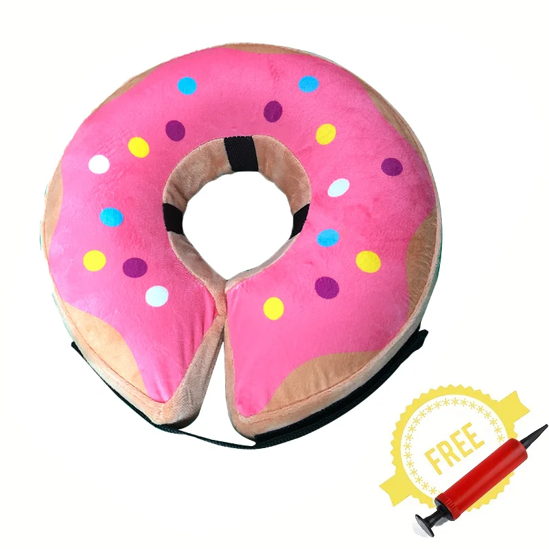 Collar de cono de perro inflable para recuperación posquirúrgica: Collar electrónico suave y cómodo para perros y gatos grandes, medianos y pequeños - imagen 5