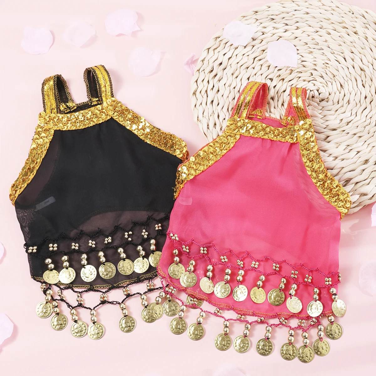 Vestido transpirable de verano para perros pequeños y gatos – Rosa - imagen 4