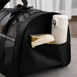 Transportín ventilado para gatos y perros – Ligero y seguro para viajes