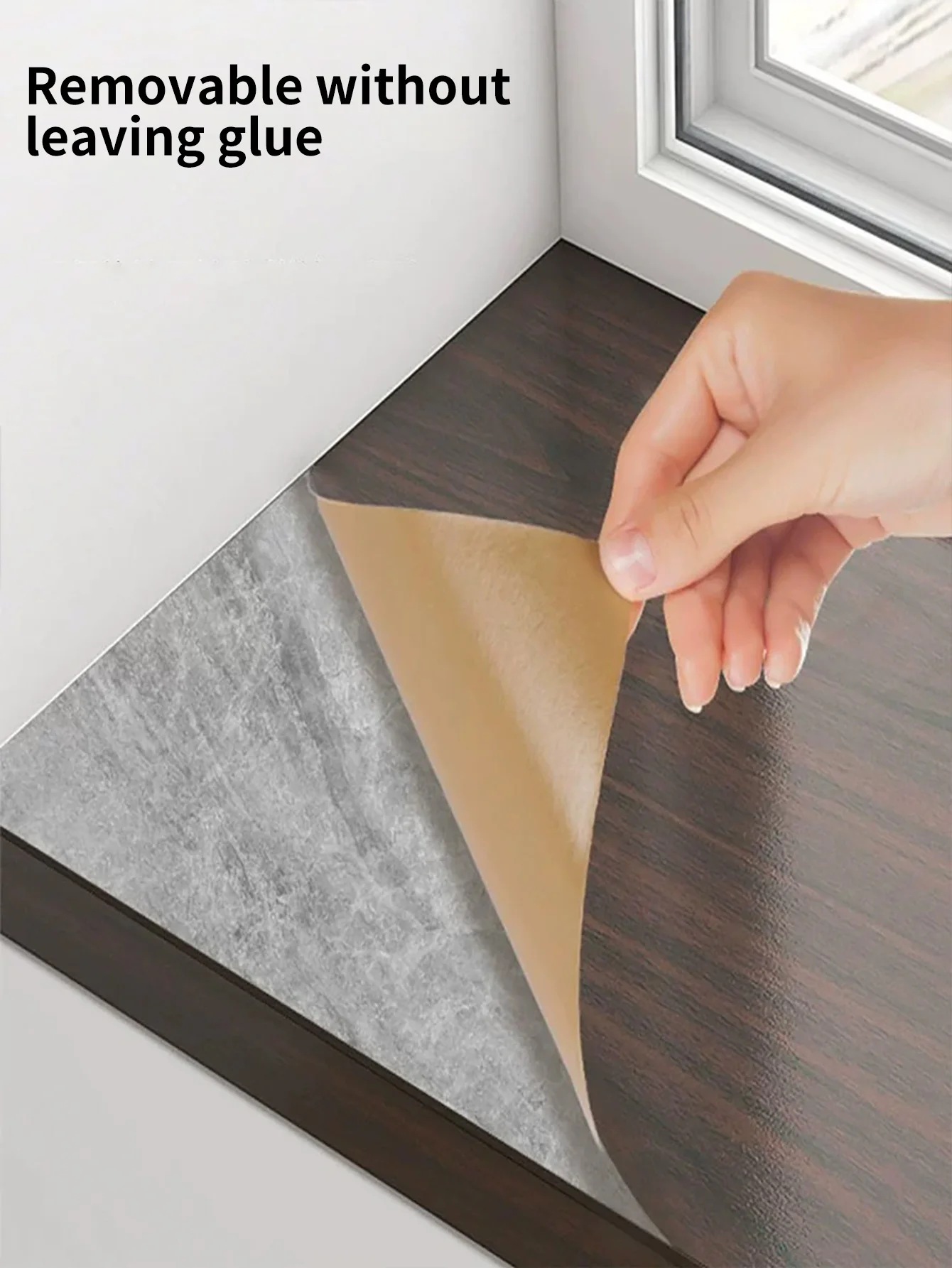 High-Quality Waterproof Wood Grain Self-Adhesive Paper - Easy to Use, Durable Furniture Renovation Wallpaper, Perfect for Kitchen Cabinets, Tables, Doors, Etc. - Natural Finish for Home Decor, Wooden Decals for Furniture (3.9inch X 393.7inch) - imagen 3
